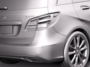 Mercedes-Benz B-class 2015 Model 3D