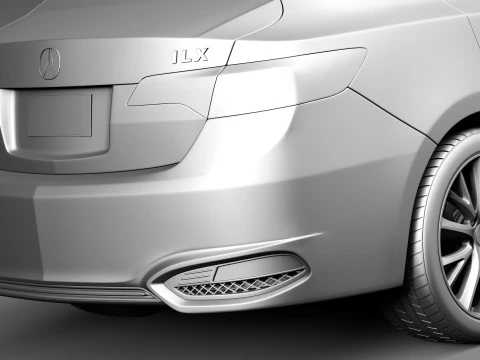 Acura ILX 2016 3D Model