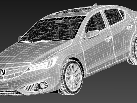 Acura ILX 2016 3D Model