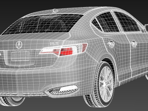 Acura ILX 2016 3D Model