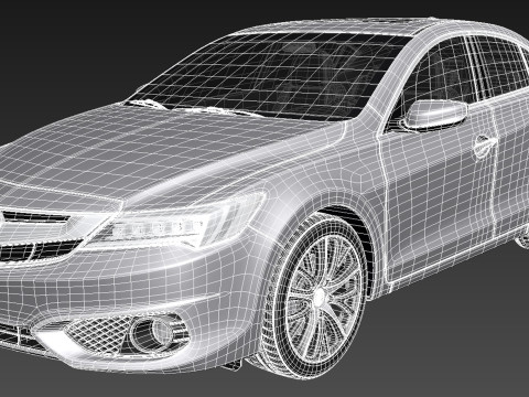Acura ILX 2016 3D 모델
