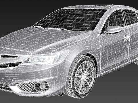 Acura ILX 2016 3D Model