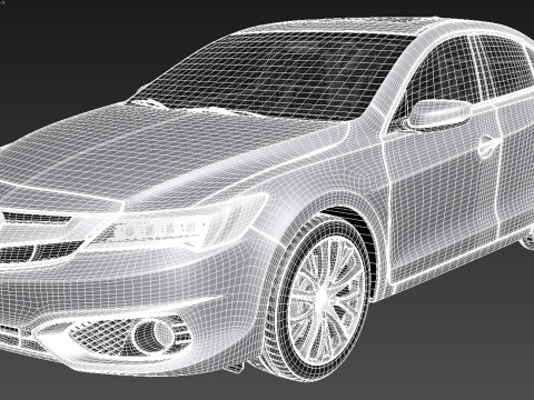 Acura ILX 2016 3D 모델