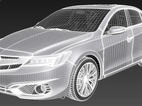 Acura ILX 2016 3D Model