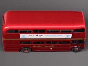 Routemaster London Double Decker Bus Modelo 3D