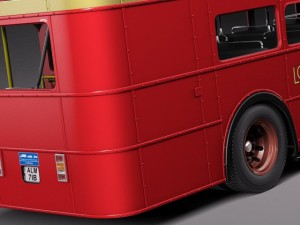 Routemaster London Double Decker Bus Modelo 3D