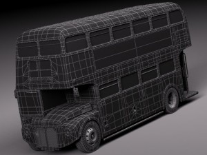 Routemaster London Double Decker Bus Modelo 3D