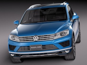 Volkswagen Touareg 2015 Modelo 3D