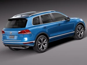 Volkswagen Touareg 2015 3D Model