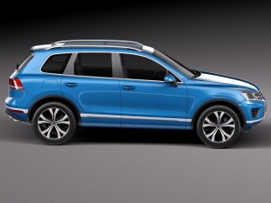 Volkswagen Touareg 2015 Modelo 3D