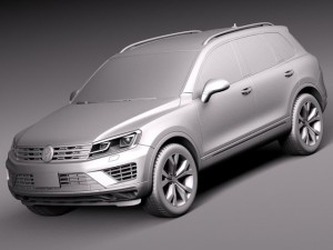 Volkswagen Touareg 2015 Modelo 3D