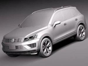 Volkswagen Touareg 2015 3D Model