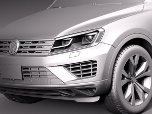 Volkswagen Touareg 2015 Modelo 3D