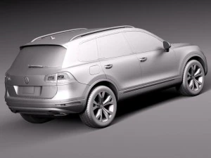 Volkswagen Touareg 2015 3D Model