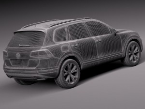 Volkswagen Touareg 2015 Modelo 3D