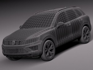 Volkswagen Touareg 2015 Modelo 3D
