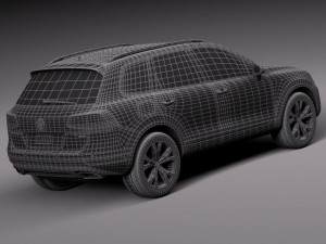 Volkswagen Touareg 2015 Modelo 3D