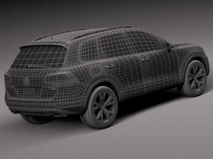 Volkswagen Touareg 2015 3D Model
