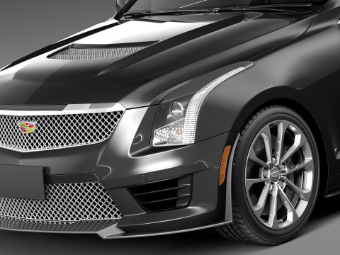 Cadillac ATS V Sedan 2016 Model 3D