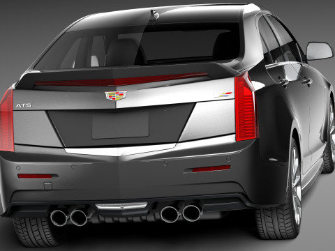 Cadillac ATS V Sedan 2016 Model 3D