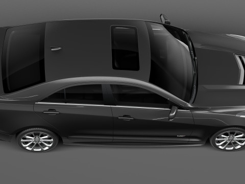 Cadillac ATS V Sedan 2016 Model 3D
