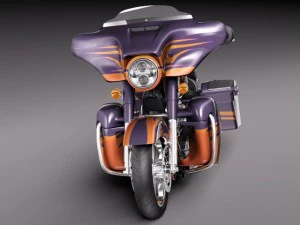 Harley Davidson Street Glide 2015 3D Model