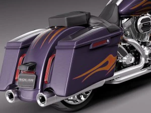 Harley Davidson Street Glide 2015 3D Model