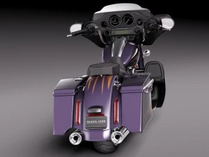 Harley Davidson Street Glide 2015 3D Model
