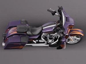 Harley Davidson Street Glide 2015 3D Model