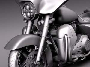 Harley Davidson Street Glide 2015 3D-Modell