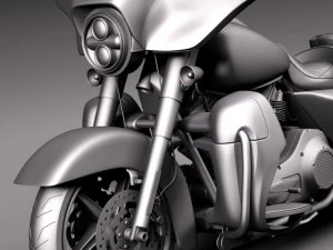 Harley Davidson Street Glide 2015 3D Model