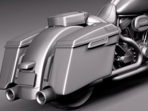 Harley Davidson Street Glide 2015 3D-Modell