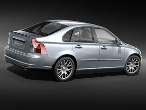 Volvo S40 2008 3D Model