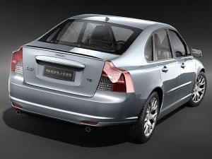 Volvo S40 2008 3D Model
