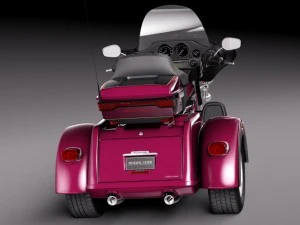 Harley Davidson Triglide 2015 3D Model