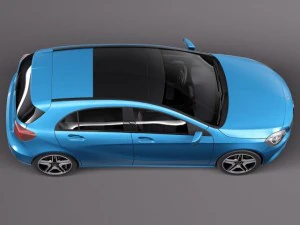 Mercedes-Benz A180 Eco 2015 3D Model