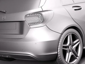 Mercedes-Benz A180 Eco 2015 3D Model