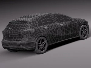 Mercedes-Benz A180 Eco 2015 3D Model