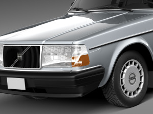Volvo 240 Estate EU 1993 3D मॉडल