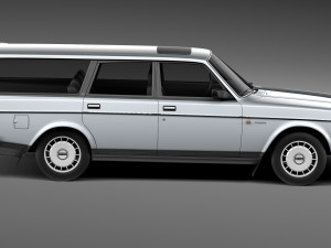 Volvo 240 Estate EU 1993 3D मॉडल