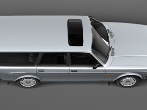 Volvo 240 Estate EU 1993 3D मॉडल