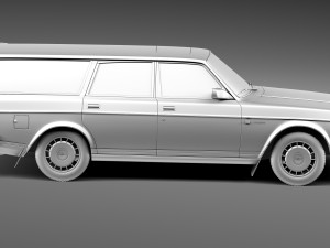 Volvo 240 Estate EU 1993 3D मॉडल
