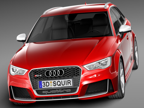 Audi RS3 Sportback 2016 3D Model