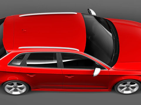 Audi RS3 Sportback 2016 3D Model