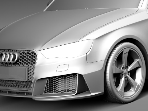 Audi RS3 Sportback 2016 3D Model