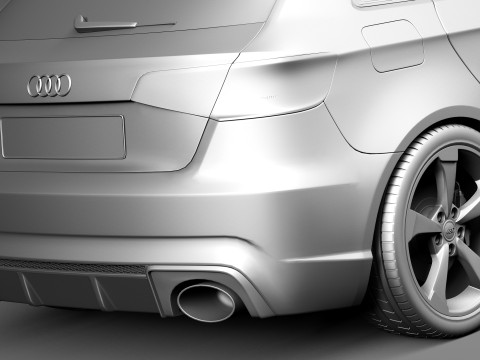 Audi RS3 Sportback 2016 3D Model