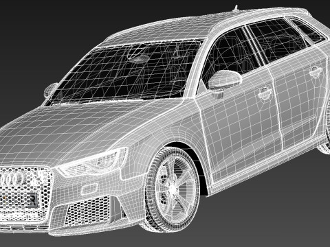 Audi RS3 Sportback 2016 3D Model