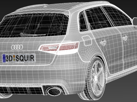 Audi RS3 Sportback 2016 3D Model