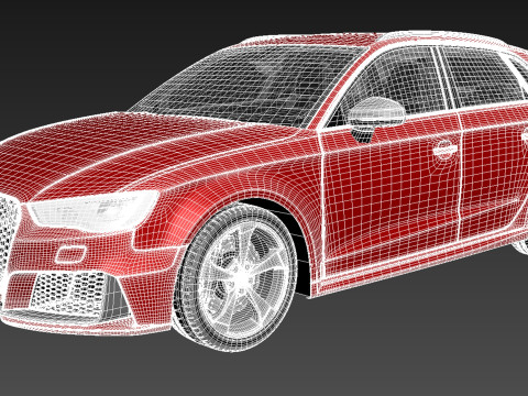 Audi RS3 Sportback 2016 3D Modell