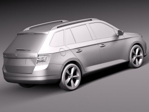 Skoda Fabia Combi 2015 3D Модель